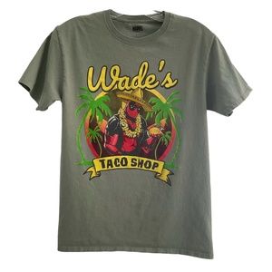 MARVEL Wades Taco Shop Men’s Graphic T-Shirt Short Sleeve Crew Neck Size S VGC